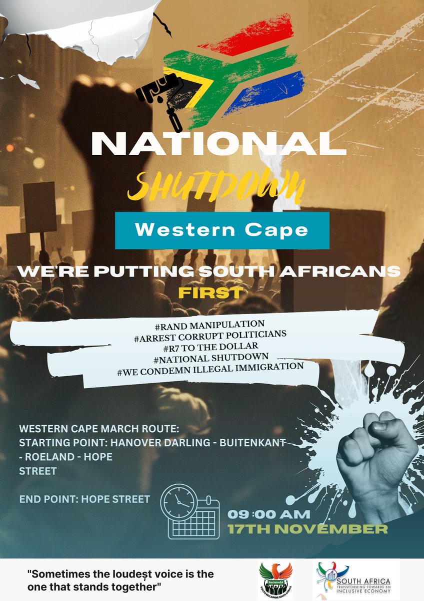 ReclaimSA_'s tweet photo. #NationalShutdown https://t.co/HRmWsat3Bj