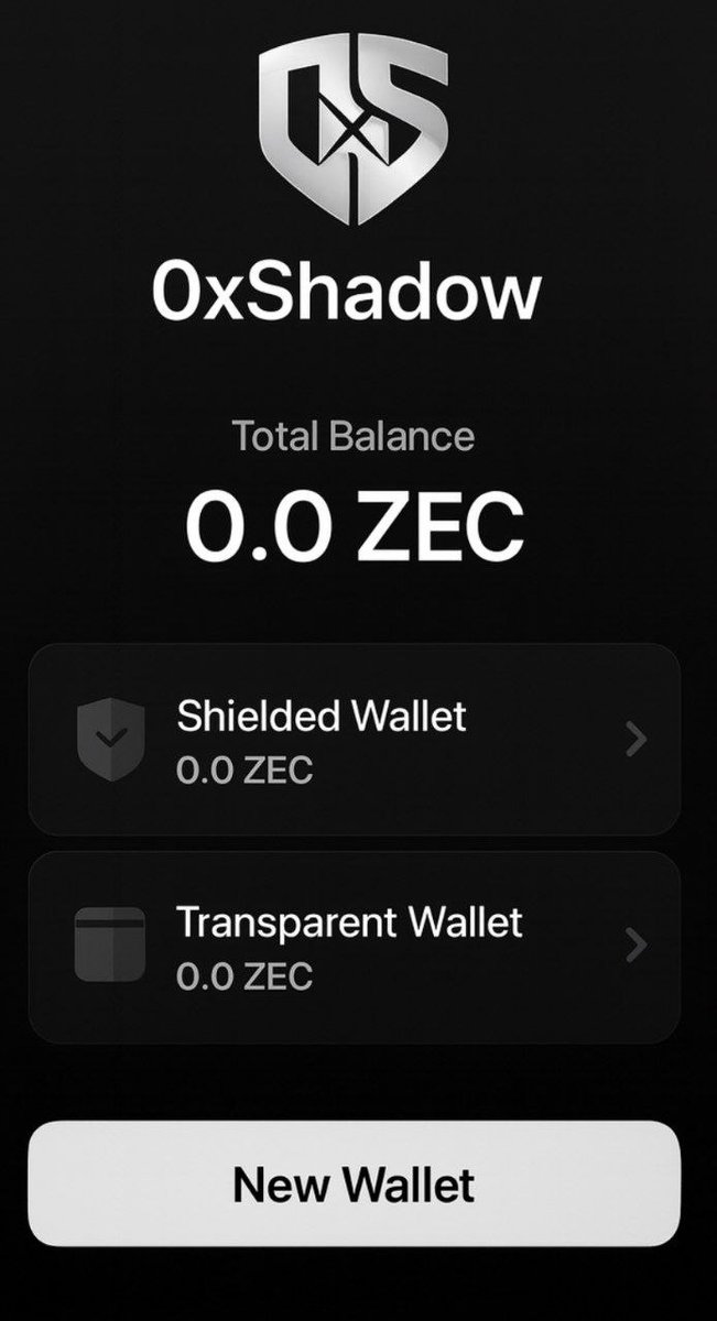 Khadgar33's tweet image. Hey man this is a first look into #oxs wallet build for $zec holders since there are not many to support shielded tx 👀