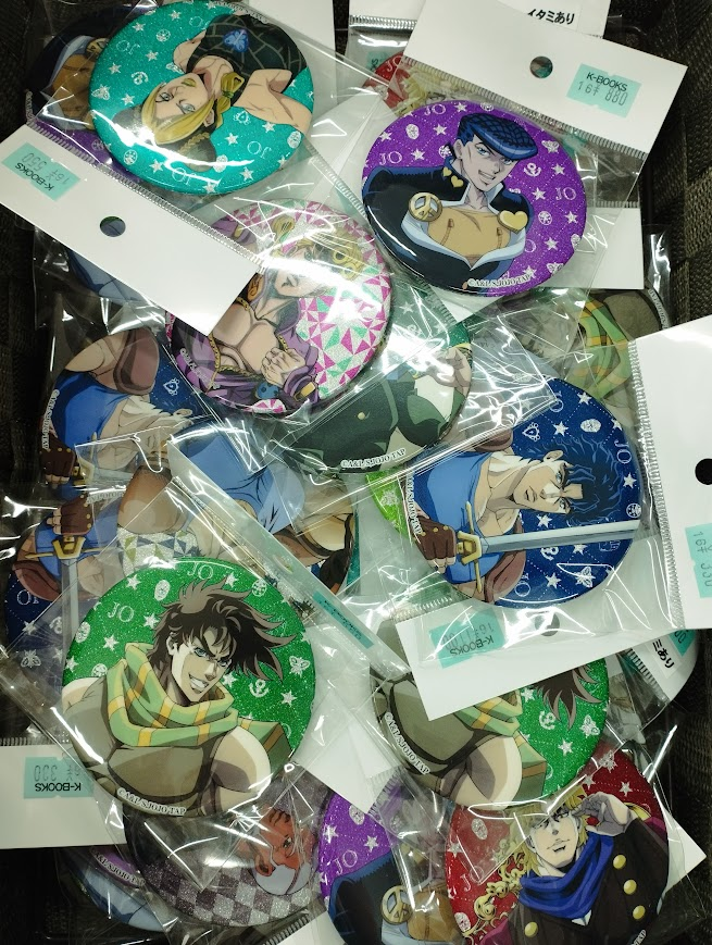 ジョジョワールド 3ジョルノ グリッター缶バッジ ジョジョワールド 3ジョルノ グリッター缶バッジ ジョルノ