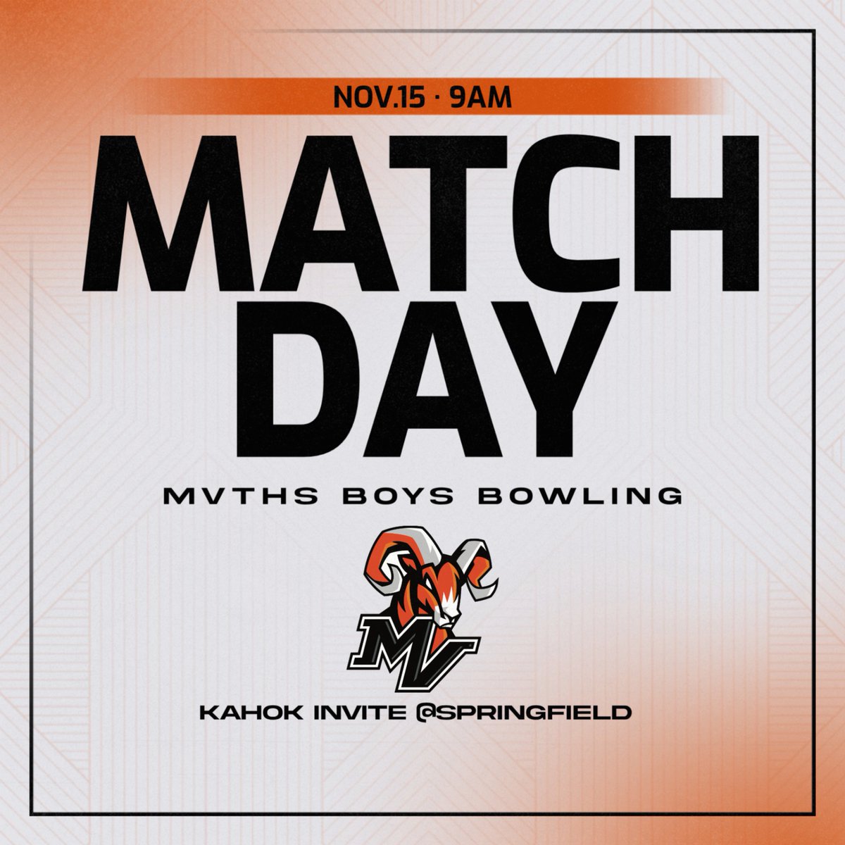 Good Luck Today Rams Bowling!
