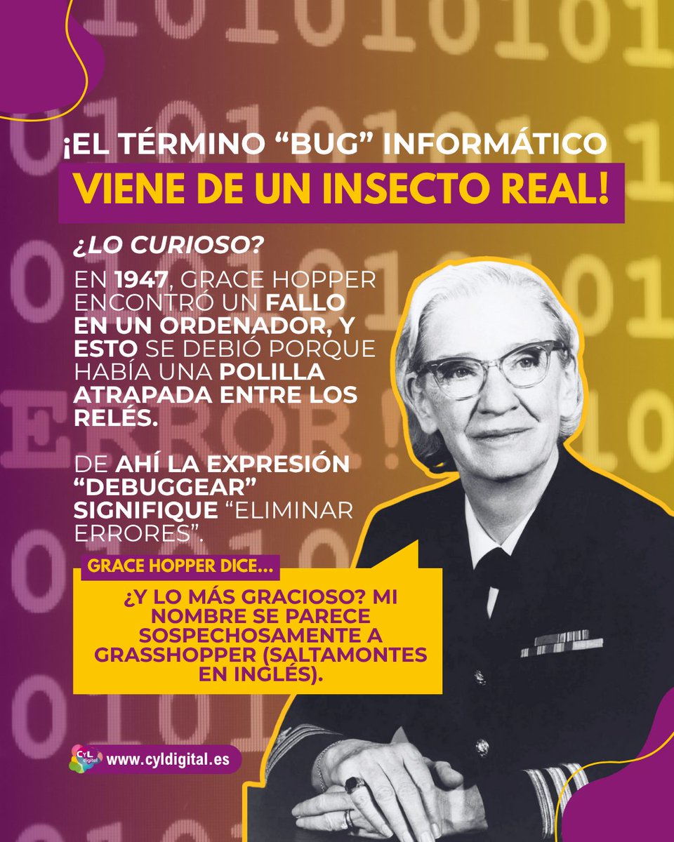 cyldigital's tweet image. 🔎 Muchas palabras tech tienen historias curiosas detrás.

Descubre de dónde viene eso de “debuggear” en este post 👀

#CyLDigital #CuriosidadesTech #Debug