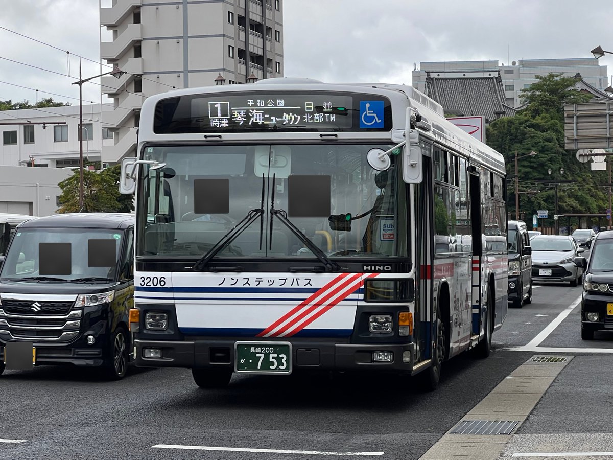 長崎バス 長崎自動車 時津営業所 3206 長崎 200 か 753 1 平和公園