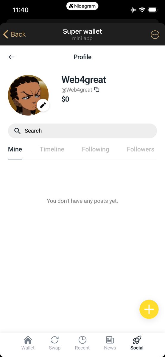 great_can_code's tweet image. Just set up my Super Wallet profile.

Interface is clean, zero stress, everything feels organized

Let’s see how far this social side of the wallet goes could be something big ngl. 💜