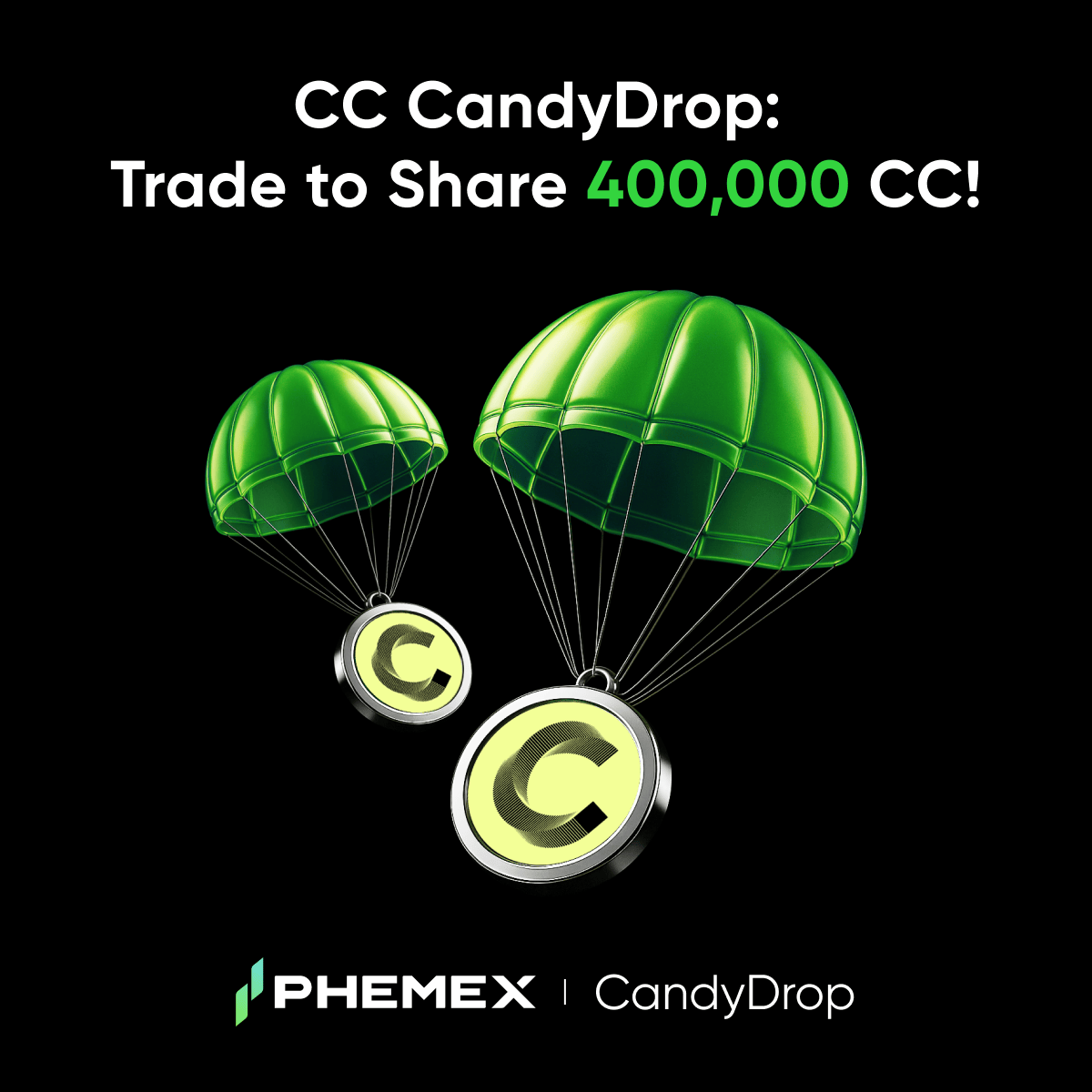 Phemex_official's tweet photo. 3 Days Left!! 😍 Trade to Share 400,000 $CC!
To Enter:
1️⃣ Trade $CC @CantonNetwork on Spot Zone
https://t.co/BS1w7t3pET
2️⃣ Earn Candies automatically
3️⃣ Share the prize pool!
⏳ Event ends: Nov 18, 10:00 (UTC)
#ListingCampaign #CCUSDT #CantonNetwork https://t.co/VeFmjlmlXI