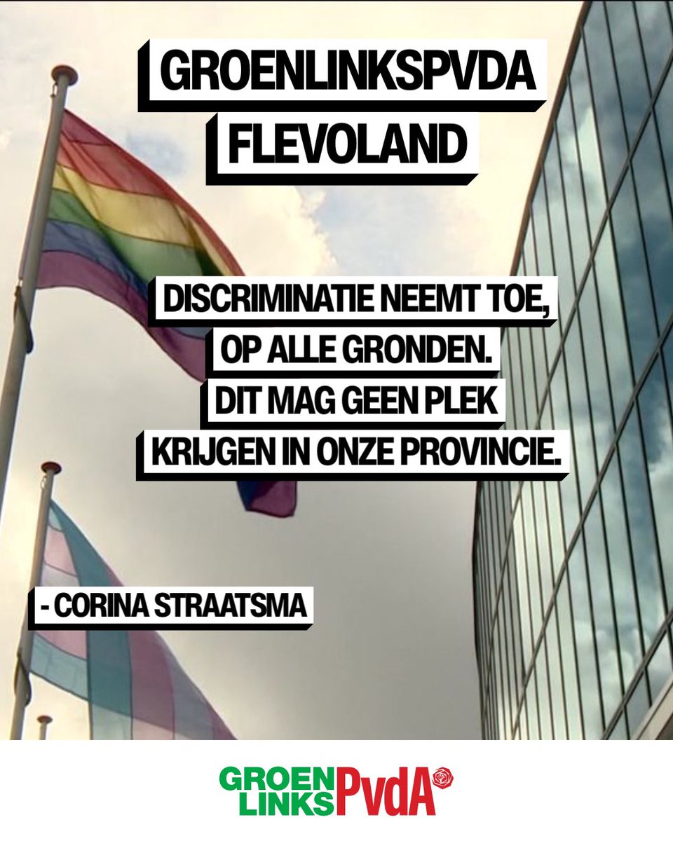 GroenLinksPvdA Flevoland tweet media
