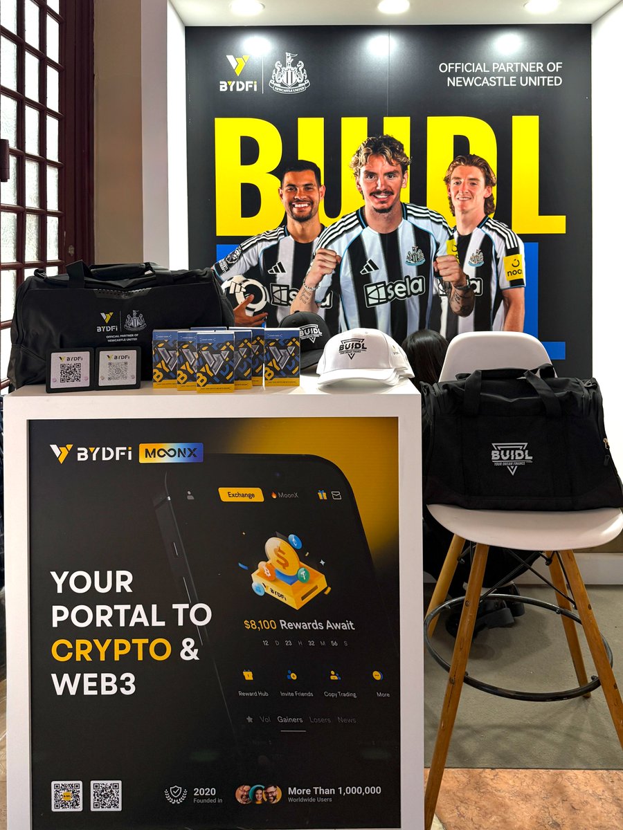 BYDFi's tweet image. Come say hi at the BYDFi booth, hang out for a bit, and grab some of our limited-edition swag while it lasts at #CCCCLisbon2025.