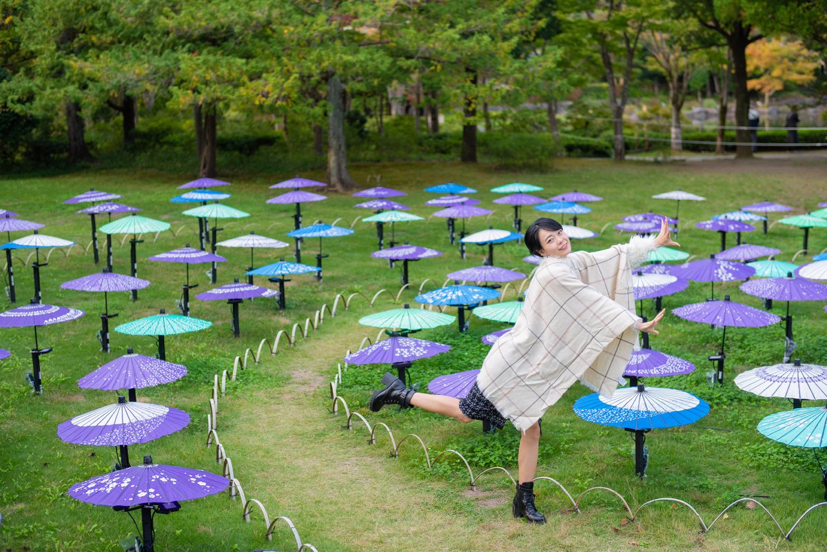 aco_model's tweet image. おつあこ🦎

さぁーて帰りますか🚃
明日は久しぶりのチーム配信じゃあ〜
リーダー頑張るのだ〜

📸@so_ten_nen 様
#ポートレート　#リク撮　#昭和記念公園　#被写体　#ポトレモデル