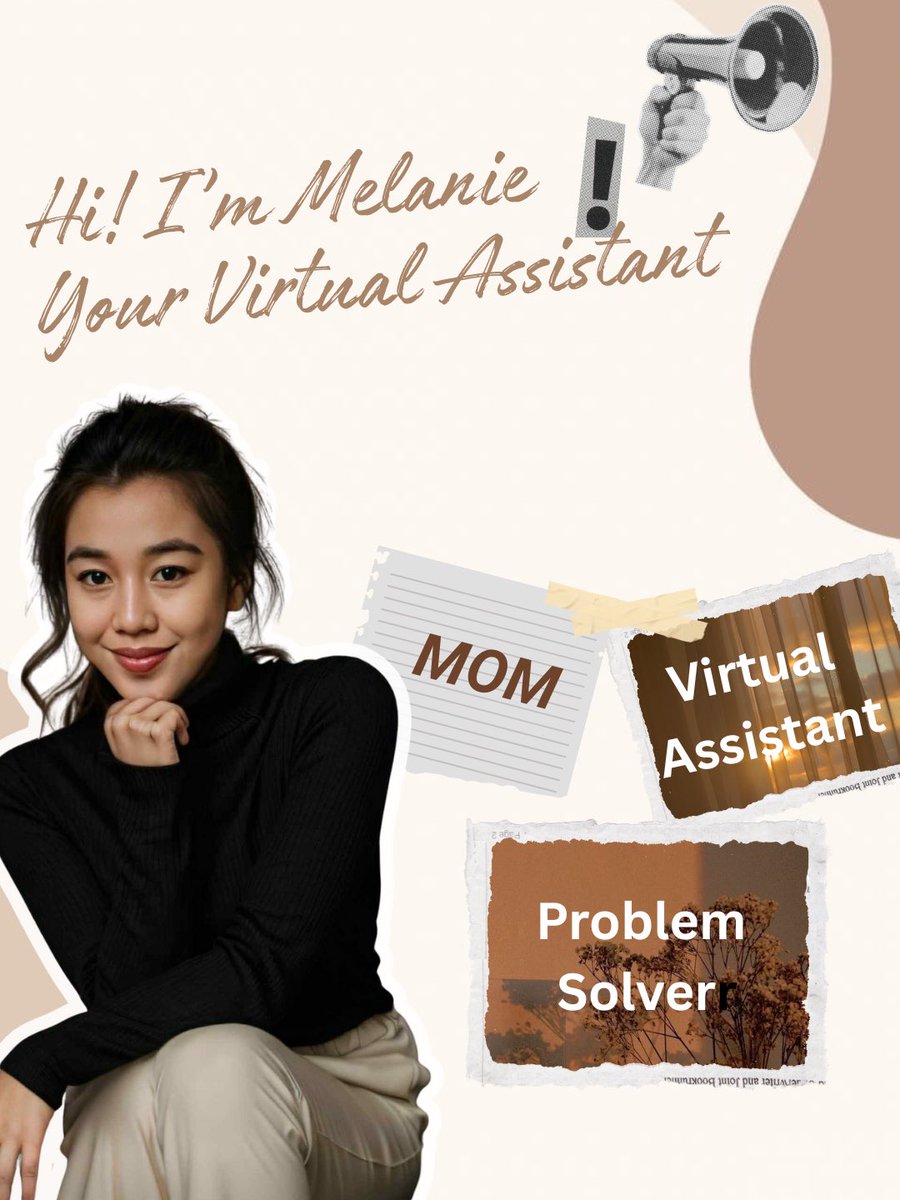 VAmelanie95's tweet image. Hi, I&apos;m Melanie - your Virtual Assistant who helps business owners finally breathe.
I help you work smarter, grow faster, and stop drowning in admin.

Comment your business type-l&apos;d love to connect!

#VirtualAssistantPH #HireAVirtualAssistant
#BusinessSupport #WomenInBusiness