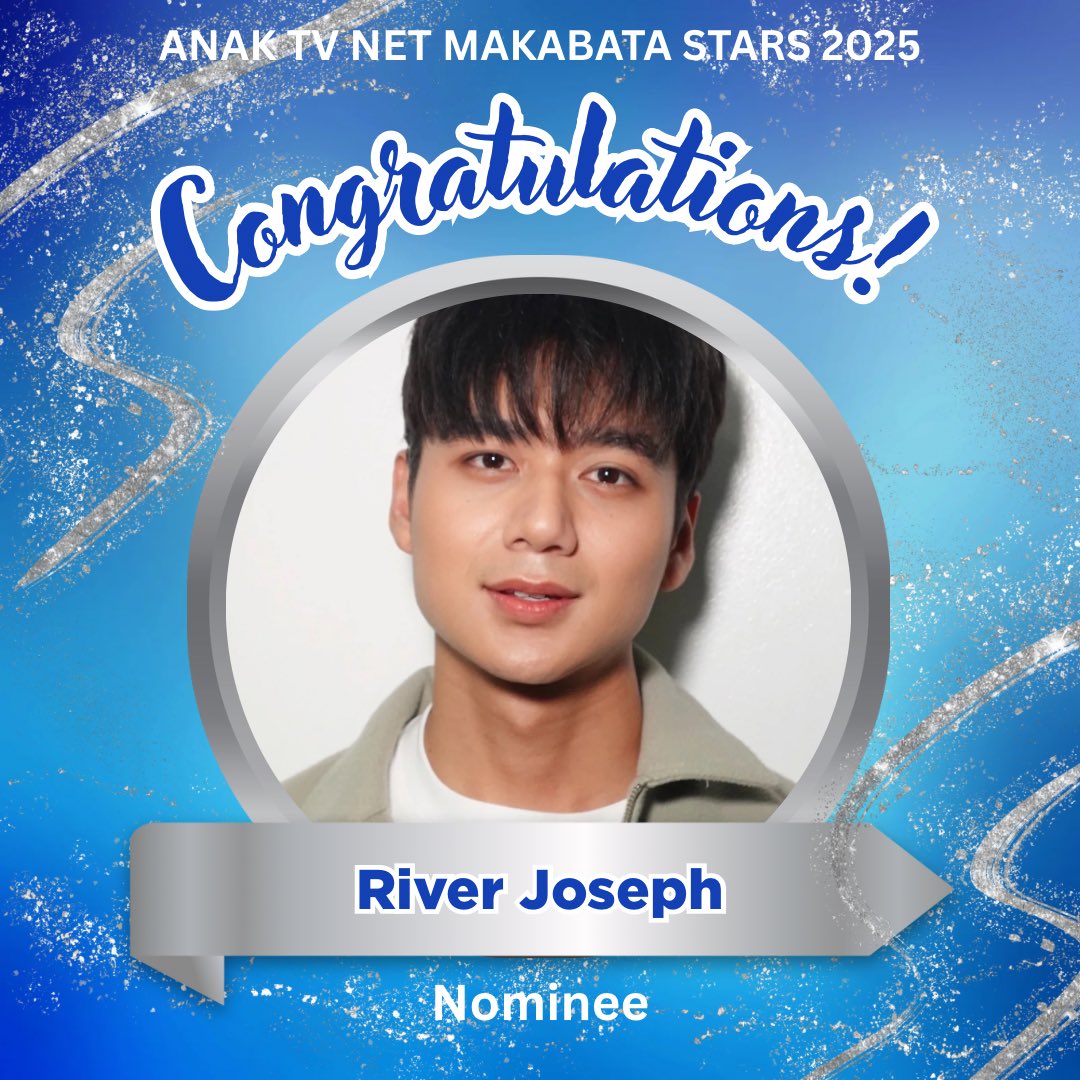 parakayriver's tweet photo. 🌟 PROUD MOMENT, RETRIVERS! 🌟

We are beyond proud to share that River Joseph has been officially nominated at the ANAK TV MAKABATA STARS 2025! 🏆💙

Let’s continue to support River with love, pride, and unity. 💙💫

Go, River! We’re right behind you every step of the way! 💪🌟 https://t.co/HmrxBZpNNu