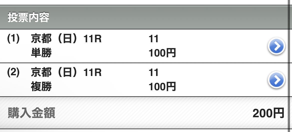 エリザベス女王杯とりあえず勧められた11に賭けてみた！