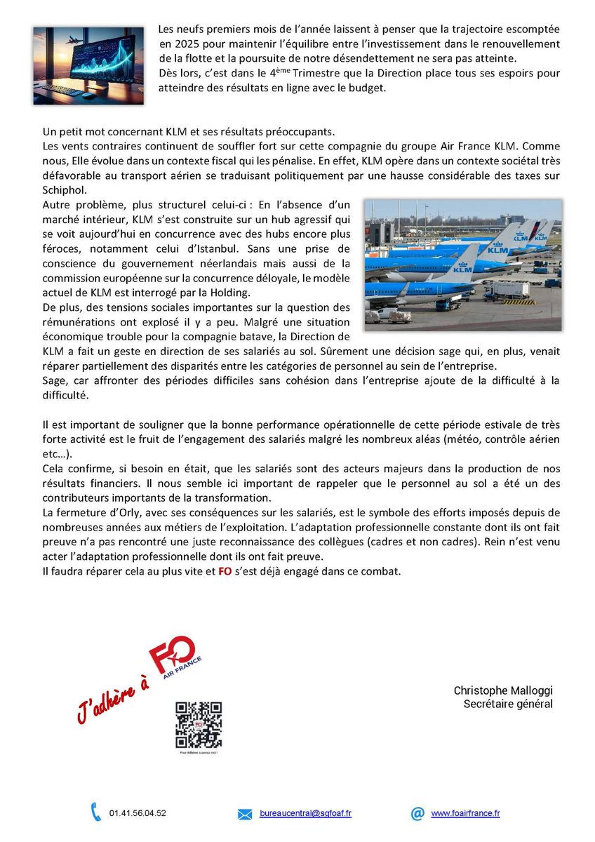 Force Ouvrière AF (@fo_air_france) on Twitter photo 