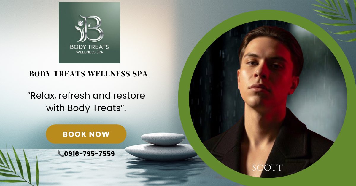 bodytreatsQC's tweet image. Scott is fully booked until 1 AM onwards. 💚
You can also reserve your slot for tomorrow ahead of time.

#BodyTreatsWellness #BookEarly #SpaVibes