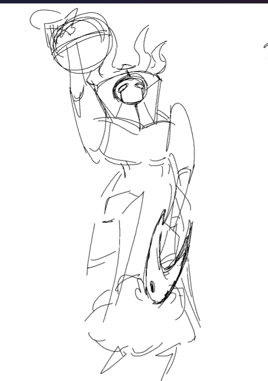 kavxos's tweet photo. ı love the last judge too much and AND ONE DAY ILL ACTUALY DRAW HER DUNKING UP HORNET #Silksong https://t.co/lXuGJLwMIX