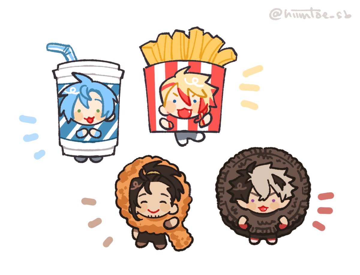 repo collab was so much fun :'D (tottally not rewatch it 3 times already)
i added more sillies :3 🥛🍟🍗🍪 #WorkofAlt #Artxel #JosuijiArt #CrimzonMuze