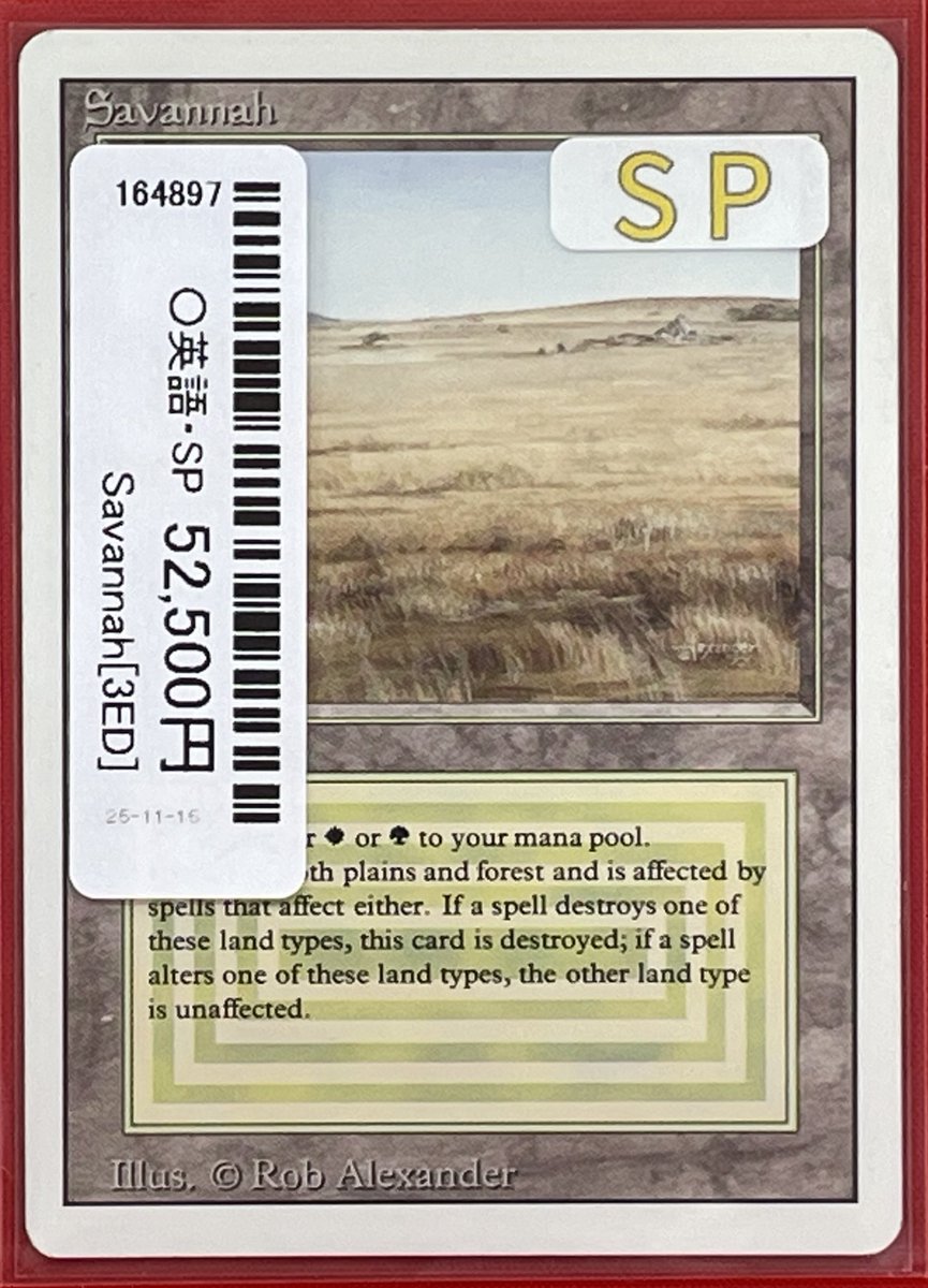 Savannah 白緑デュアルランド 商品情報】 『極』にカードを追加しました👍 【EN/SP】《Savannah