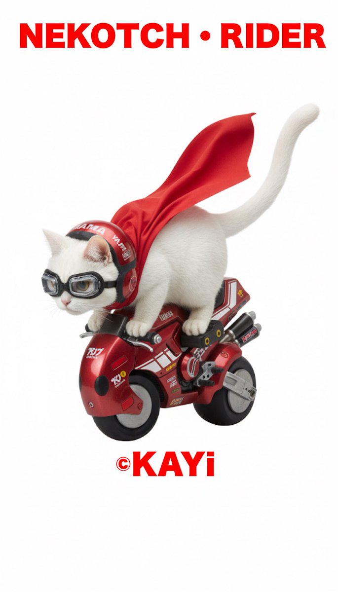 今日のAI再生ねこっちウォーカーおまけ ねこっちライダー