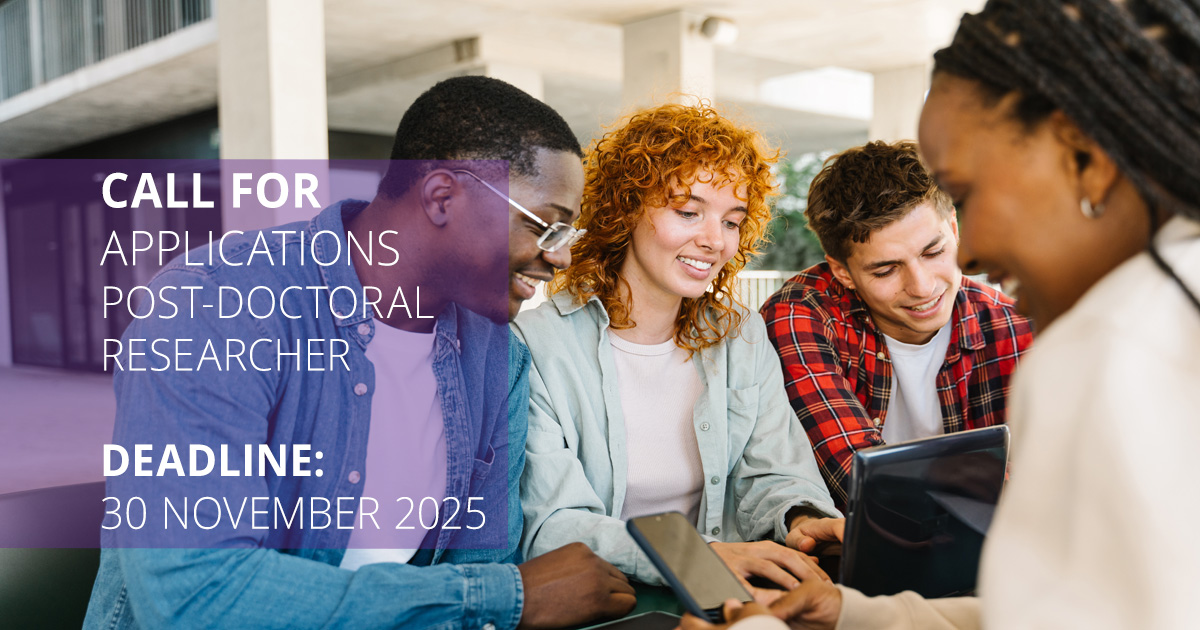 Call for Applications: Post-doctoral Researcher
Deadline: Nov 30
chr.up.ac.za/latest-news/42…