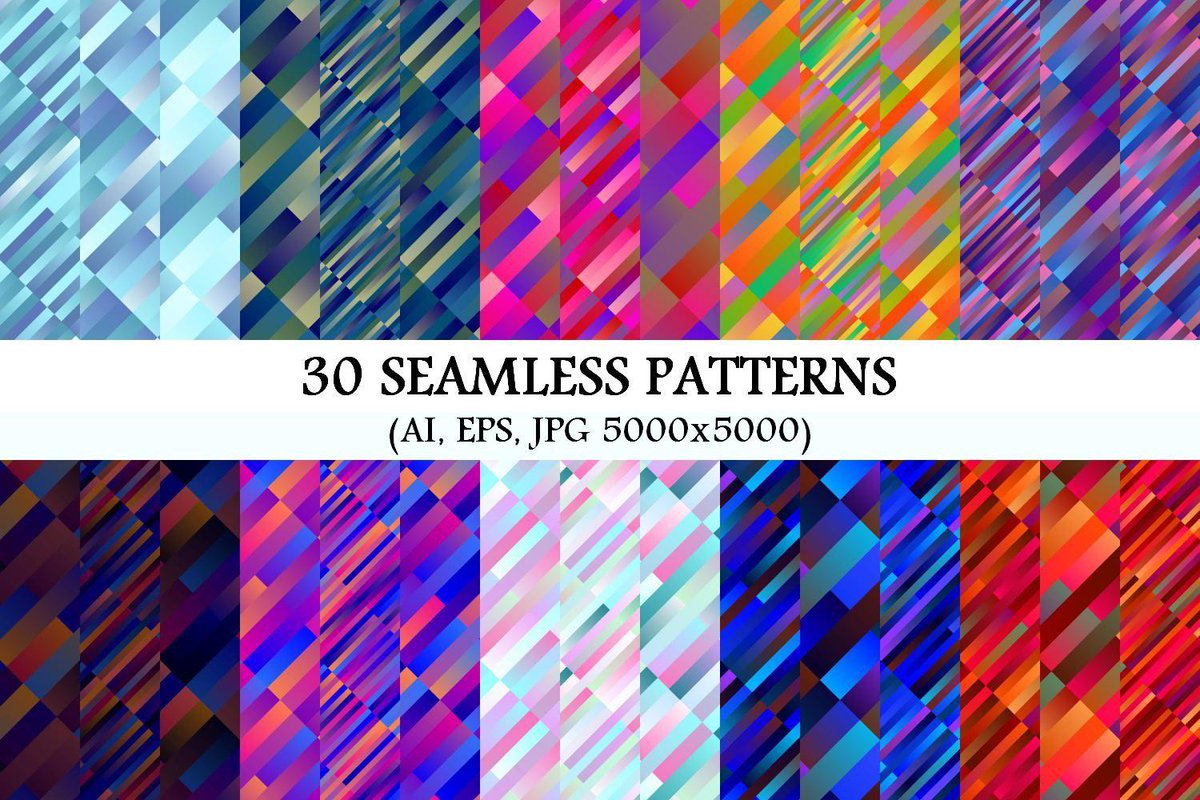 DavidZydd's tweet image. 30 Seamless Gradient Patterns designbundles.net/davidzydd/3418… #DavidZyddVectors  #PatternDesign #SeamlessBackground #Patterns #PatternVectorSet #BackgroundPattern #RepeatingPattern #VectorPattern #BackgroundVector #SeamlessPatternSet #RepetitivePattern