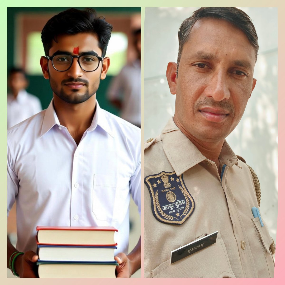 यदि राजस्थान पुलिस कांस्टेबल की ग्रेड पे 3600 हो जाए तो........

आप 3rd ग्रेड अध्यापक बनना पसंद करोगे या राजस्थान पुलिस कांस्टेबल 

#अध्यापक 
#कांस्टेबल 

स्क्रॉल करने से पहले रिप्लाई करते जाना