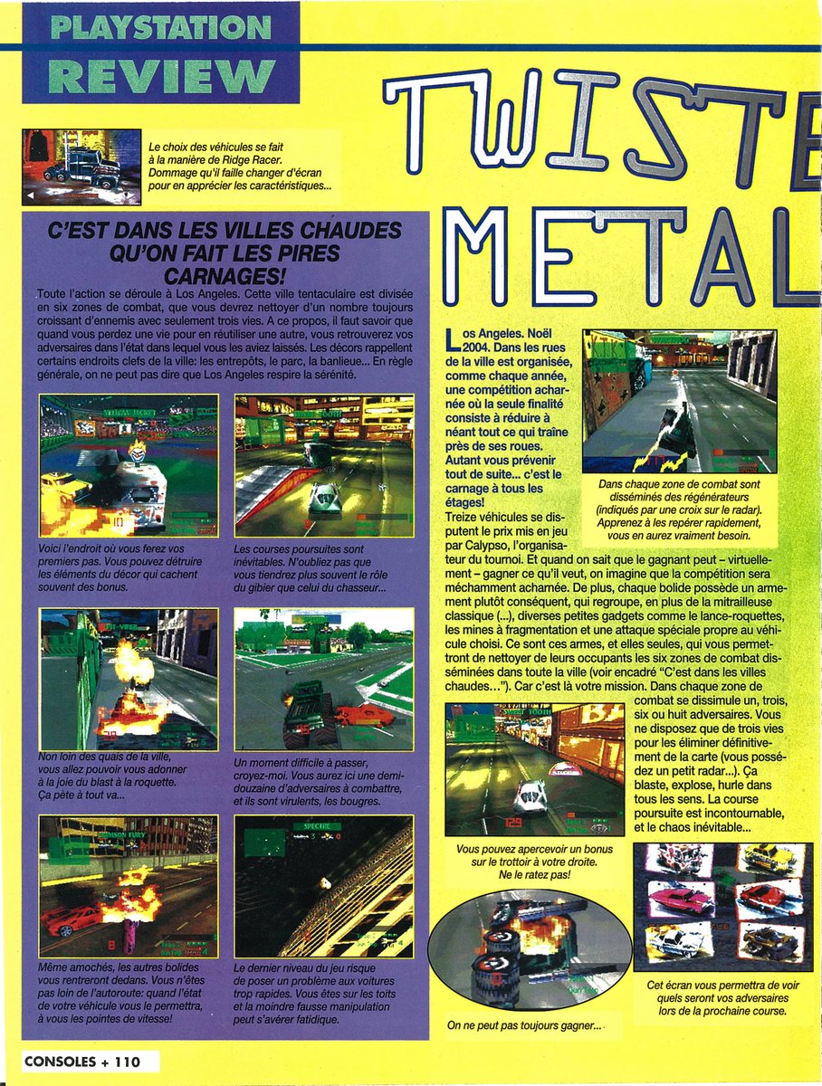 AllmightoFranky's tweet photo. On termine pour aujourd'hui avec les tests de #Vectorman sur la #Megadrive et #TwistedMetal sur #Playstation! A demain pour la suite du mag! 5/5 https://t.co/g84OTHaPfA