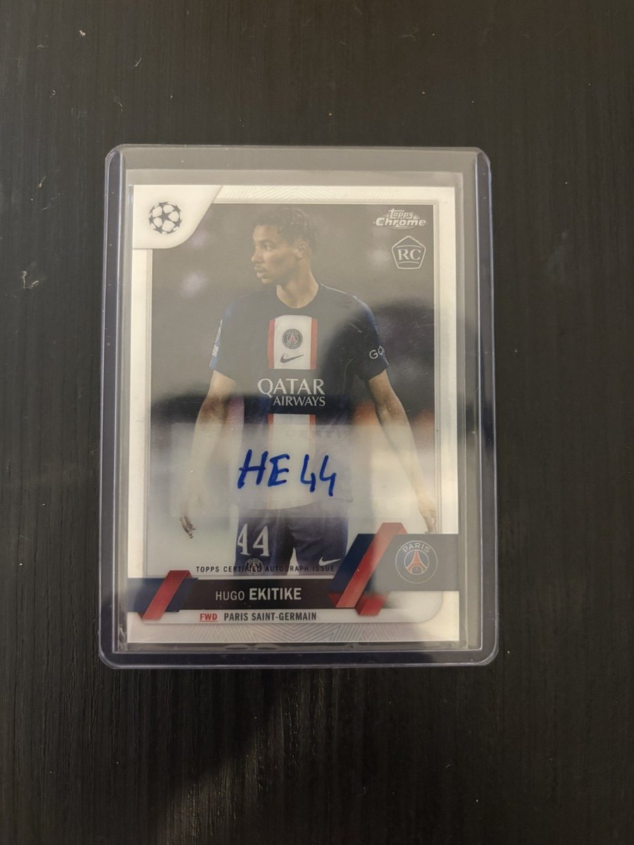 EKITIKE RC 直筆サイン Topps 22-23 Chrome エキチケ