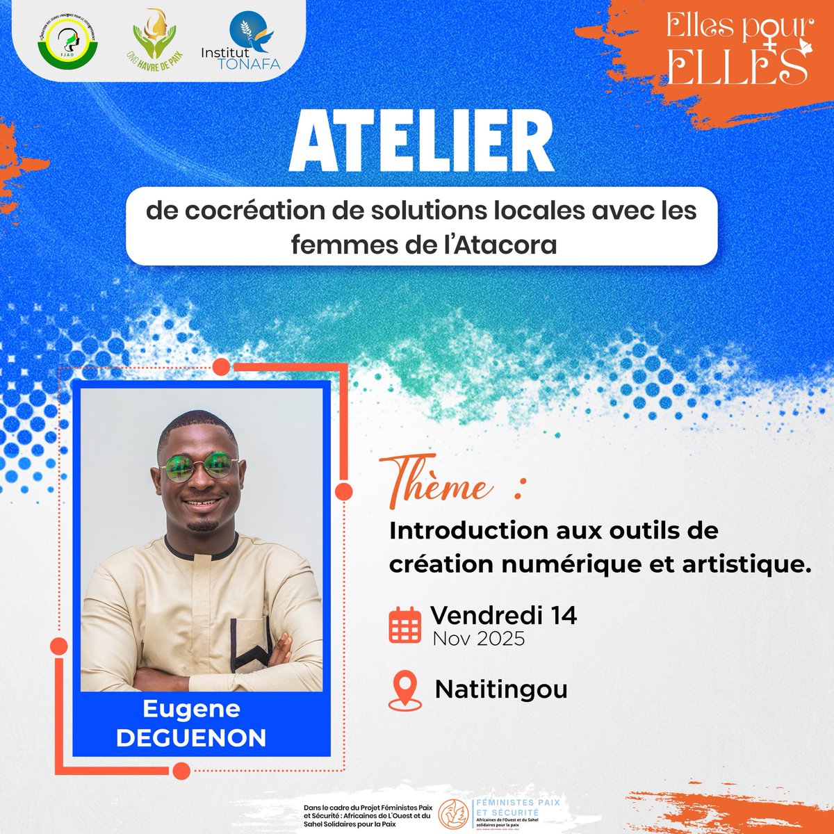 FjadAmazones's tweet image. Après une 1ere journée riche en échanges, et en réflexion collective, les femmes de l’Atacora poursuivent l’atelier de cocréation pour le projet #EllesPourELLES.

Place au jour 3 où elles présentent leur solutions au jury avec la DDPR, et l’élaboration des plans d’action. #FPS