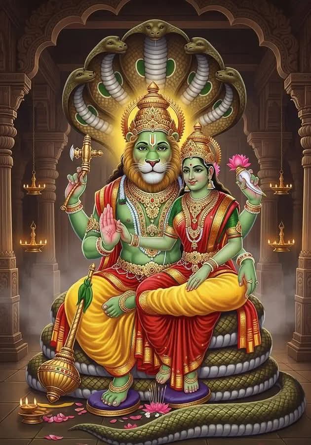puja_0021's tweet image. जय श्री लक्ष्मी नरसिंह देव  की जय 

भगवान नरसिंह का तेज और माता लक्ष्मी की सौम्यता जीवन में संतुलन लाती है।
उनकी पूजा से दुःख-दशा दूर होती है और मन में साहस बढ़ता है।
इस नारे का उच्चारण करने से आत्मशक्ति और सफलता मिलती है।
जय श्री लक्ष्मी नरसिंह देव की महिमा सभी पर रक्षा और…