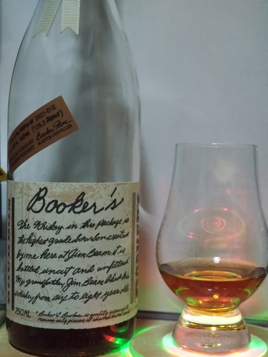 ブッカーズ 62.65% ストレートで乾杯！ #TWLC #晩酌 #酒