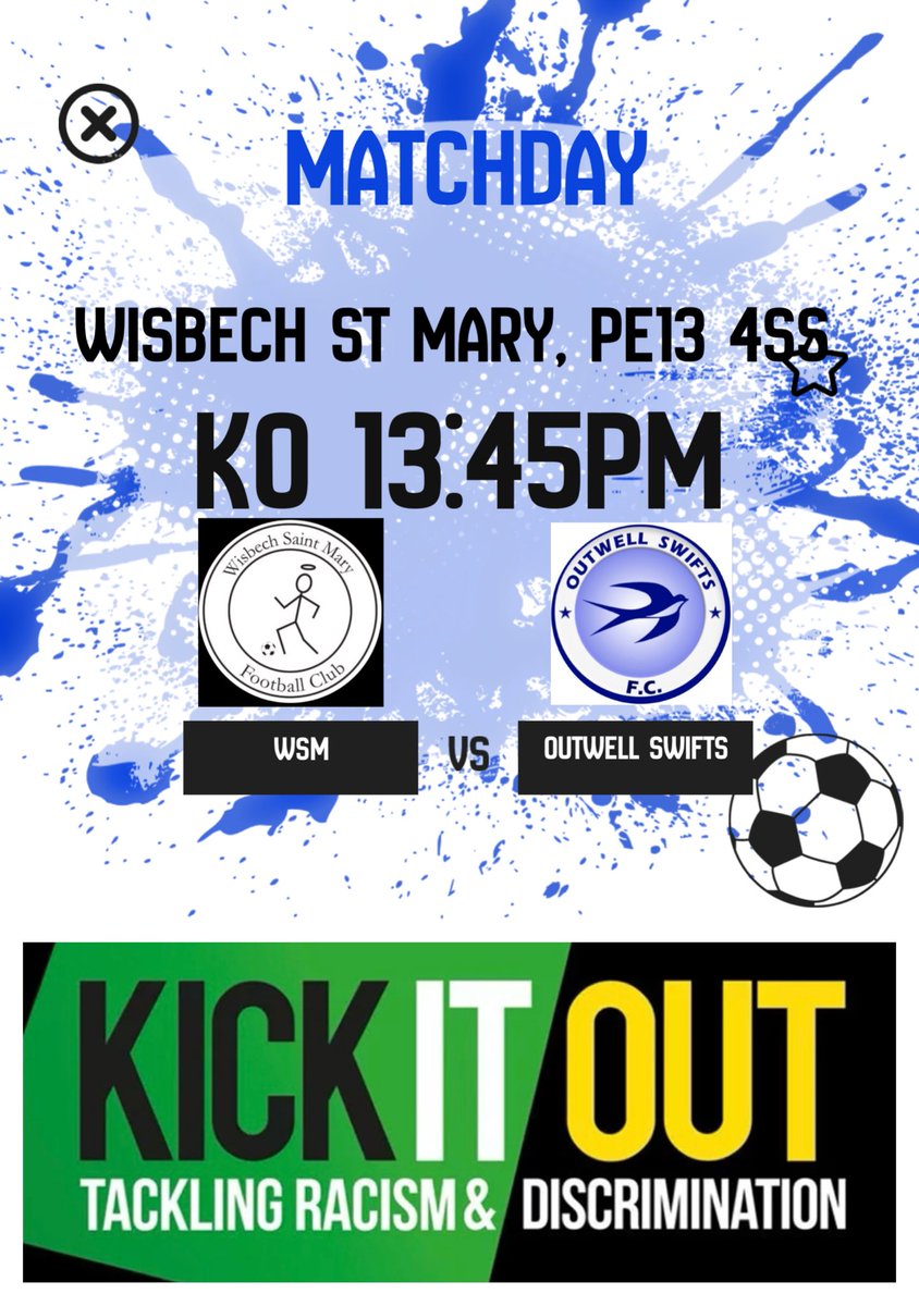 Today we travel to <a href="/WSMRes/">Wisbech St Mary Res</a> in round 2 of the Creake Charity Shield. Should be a good game with both teams doing well in Cambs 1B.  Kick off is 13:45pm