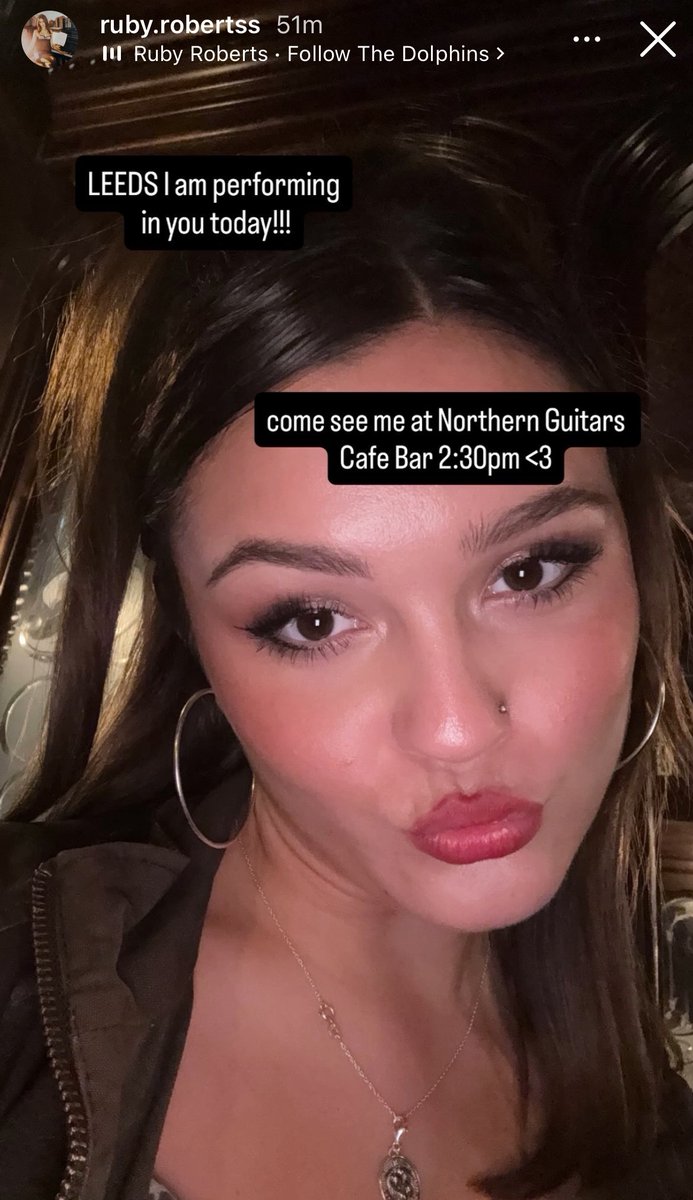 rubyrobertshq's tweet image. ruby via ig stories!!! 

hellooo leeds!!