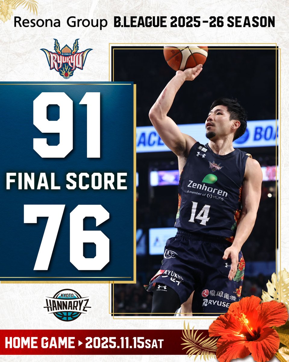 琉球ゴールデンキングス公式 (@RyukyuKings) / Posts / X