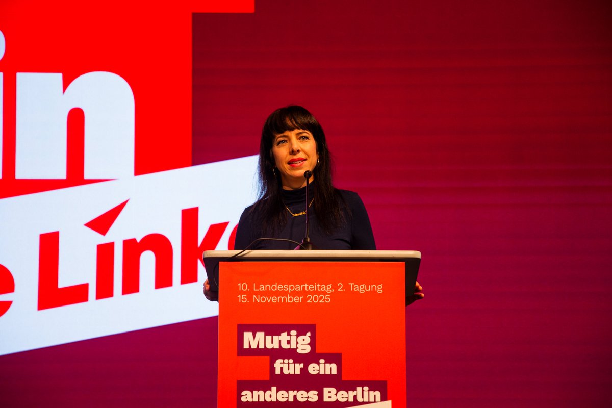 UNSERE SPITZENKANDIDATIN ✊❤️ Mutig für ein anderes Berlin! #linkelpt 🚩
<a href="/ElifEralpBerlin/">Elif Eralp</a>