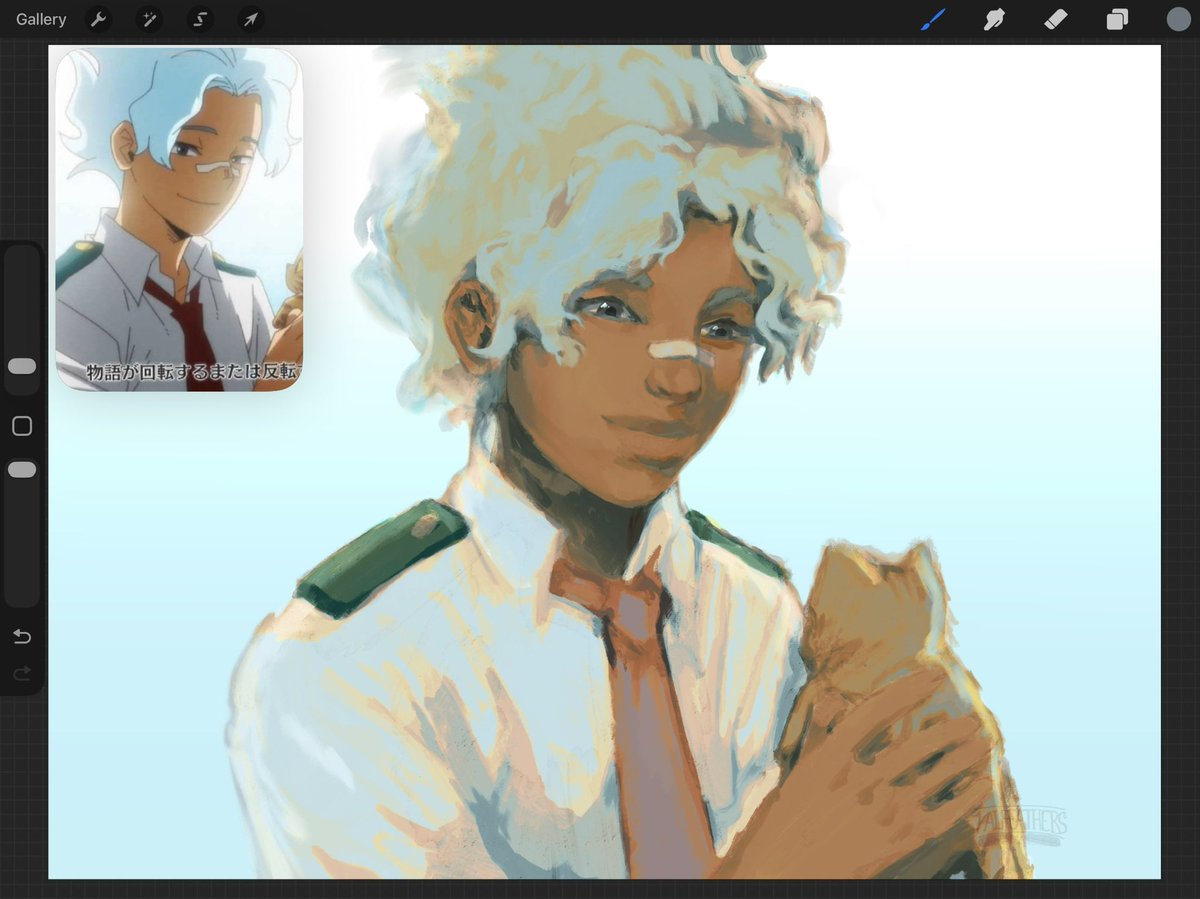 lil kumo that i drew a few weeks ago in celebration of chap420 being animated 

#oboroshirakumo #mha #myheroacademia