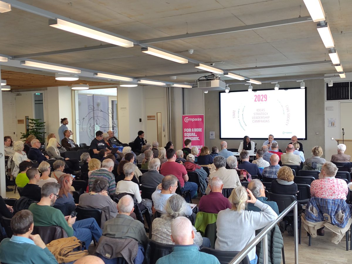 CompassOffice's tweet image. Our first panel features @LukeTryl, Director of @Moreincommon_, on party fragmentation and cooperation across divides, joined by @DawnButlerBrent to discuss how Labour can become a more progressive force.

 🧭#ChartingOurCourse #Compass