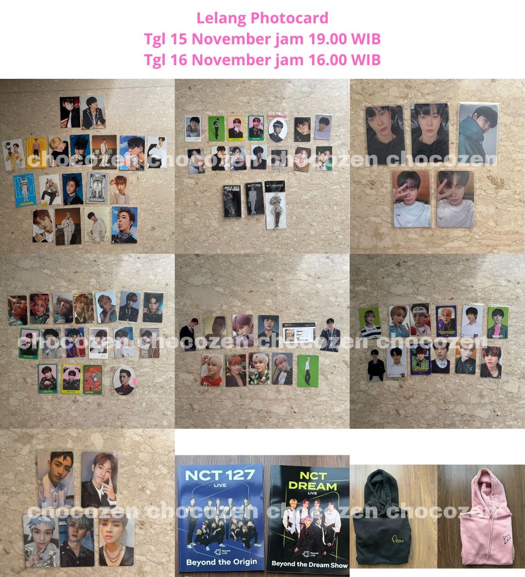 Chocozen | Lelang WTS PC NCT tweet media