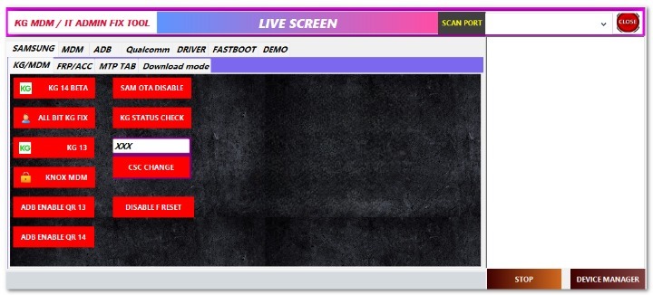 uzairch89357165's tweet image. KG MDM - IT ADMIN TOOL

📥 Download: go.cyberslinks.com/r.php?id=v21AFq

* ADB RESET
* Reboot
* FRP
* APK INSTALL
* Reboot Recovery

#mdmTool #itadmin #freetool #mobilerepair #unlocktool