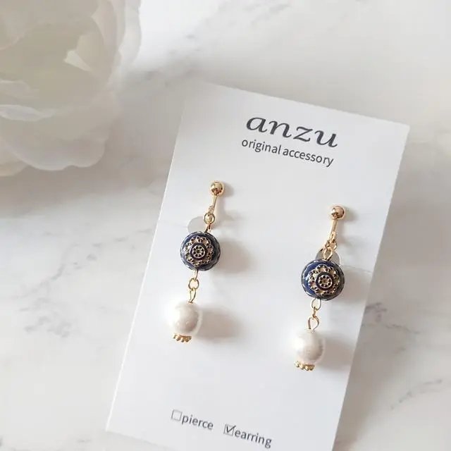 ご覧いただきありがとうございます🌟 ドイツ製ビーズ＊コットンパール