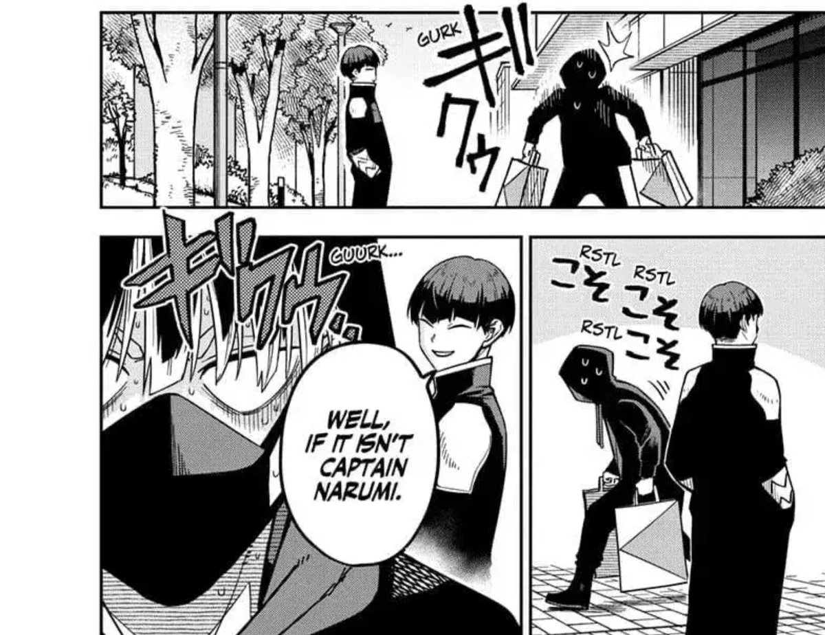 0i_____0i's tweet photo. NaruHoshi-ppers, have you guys ever wonder about this fact?
That... how easy Hoshina spot on Narumi, whenever and wherever they are.
Like, even in the middle of a (brutal) battle.

#鳴保 #NRHS https://t.co/nM2KW1fE0q