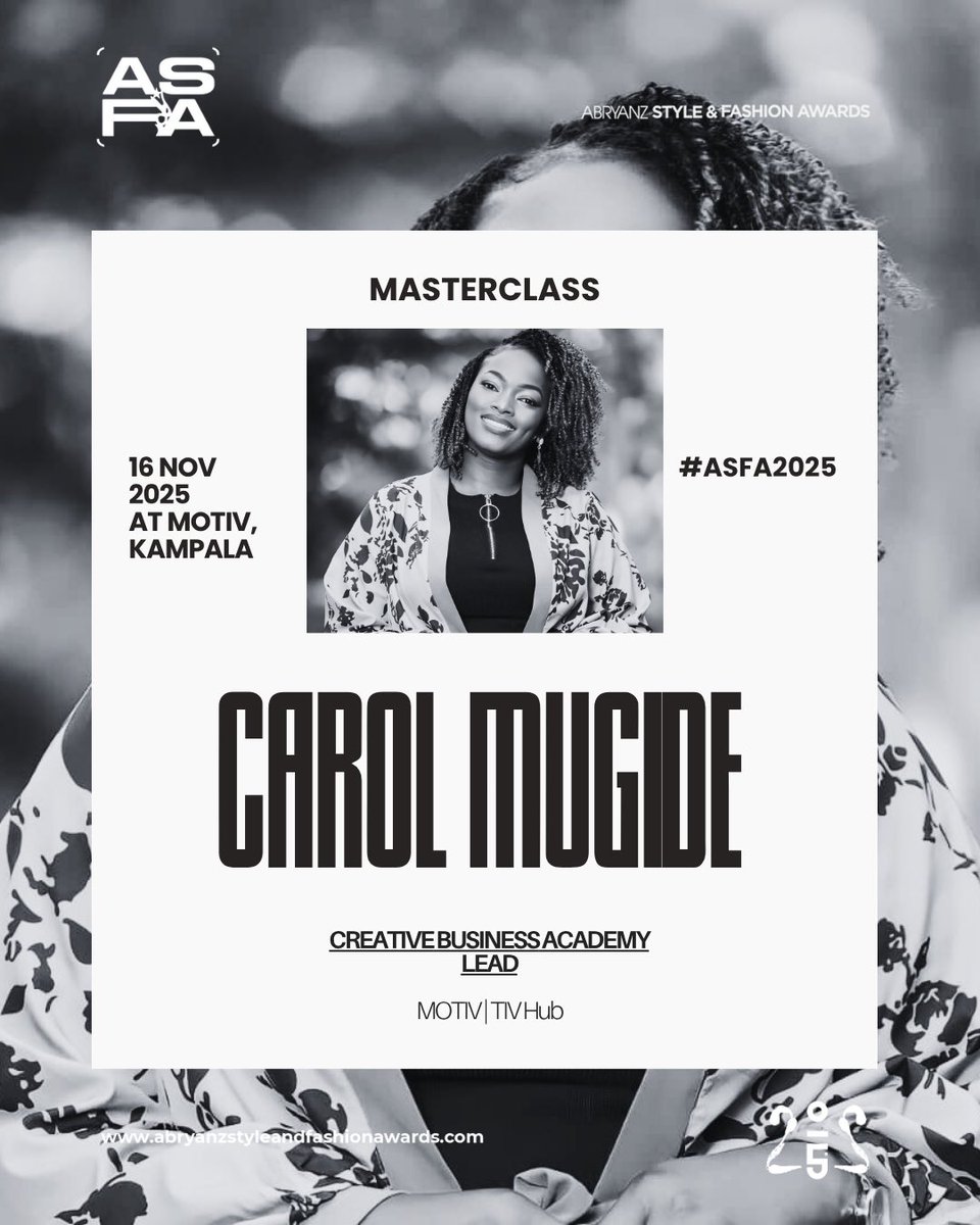 MotivUG's tweet image. After last week’s casting with @JoramModelMGT we’re hosting a masterclass for selected models on how the modelling and fashion business works.

@CarolMugide will share how MoTIV supports designers and models to grow beyond the ASFAs.