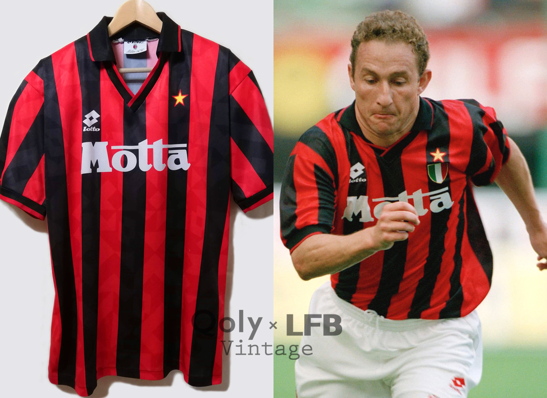古着/Used】 🇮🇹ACミラン 1993-94 Lotto ホーム半袖 ユニフォーム