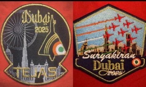 Def_PRO_Chennai's tweet photo. #IndianAirForce contingent comprising #Suryakiran Aerobatic Team & #Tejas fighters landed at #AlMaktoum Airbase for the 17-21 Nov ‘25 #DubaiAirShow. The global event with participation from over 100 Air Forces, aims to enhance interoperability, operational edge & foster coopn. https://t.co/9uRKnFjrTh