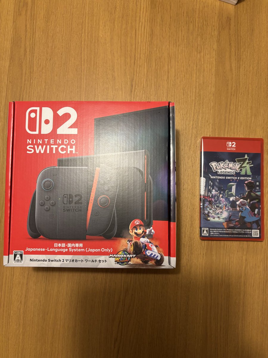 hare_blurry's tweet image. やたー！！！！
ついに我が家にもSwitch2が！
マリオカート同梱版
ポケモン買っちゃったよー

午前中にエディオン行ったら売ってた！

FFTはしばらくお休みししてポケモンかな！

#Switch2