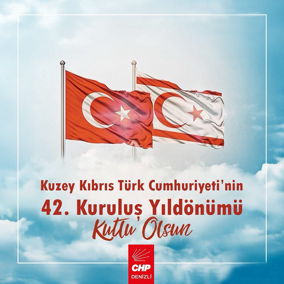 Kuzey Kıbrıs Türk Cumhuriyeti'nin 42. kuruluş yıl dönümünü kutluyor, tüm kahramanları saygı ve rahmetle anıyorum.