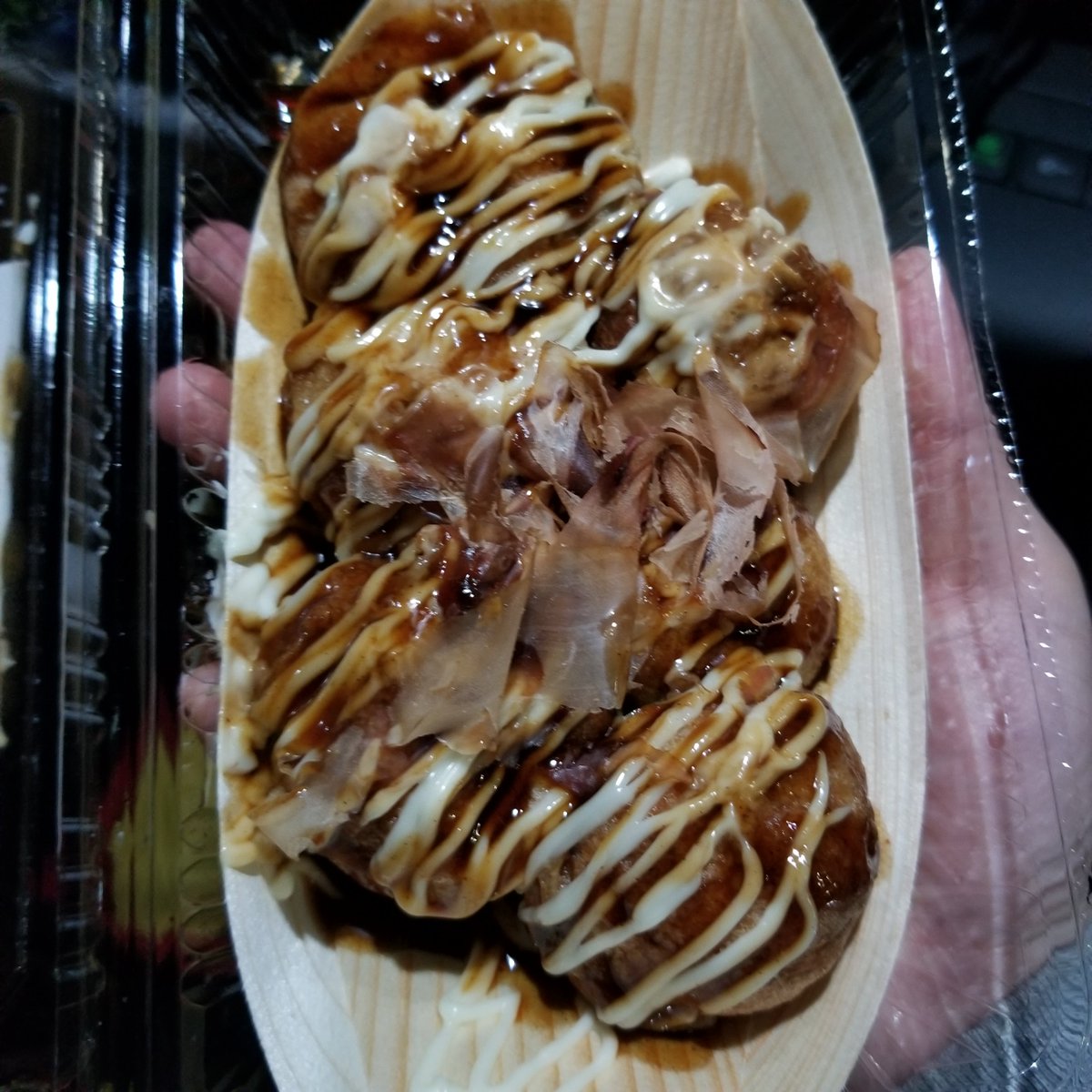 2ヶ月ぶりのたこ焼き☺️ここのしか食べないから毎回写真ありがとう