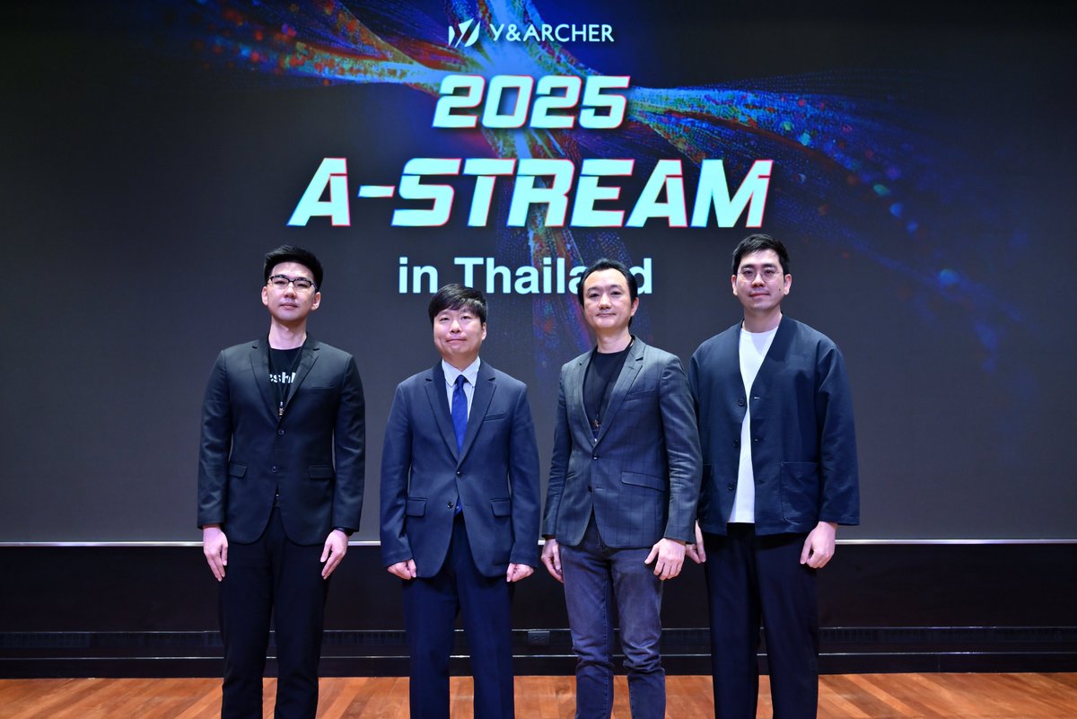 StarzabThailand's tweet image. A-STREAM Thailand 2025 เวทีเชื่อมโยงนวัตกรรมไทย-เกาหลี สร้างความร่วมมือข้ามพรมแดนอย่างยิ่งใหญ่ starzab.com/2025/11/15/612…
#ASTREAM
