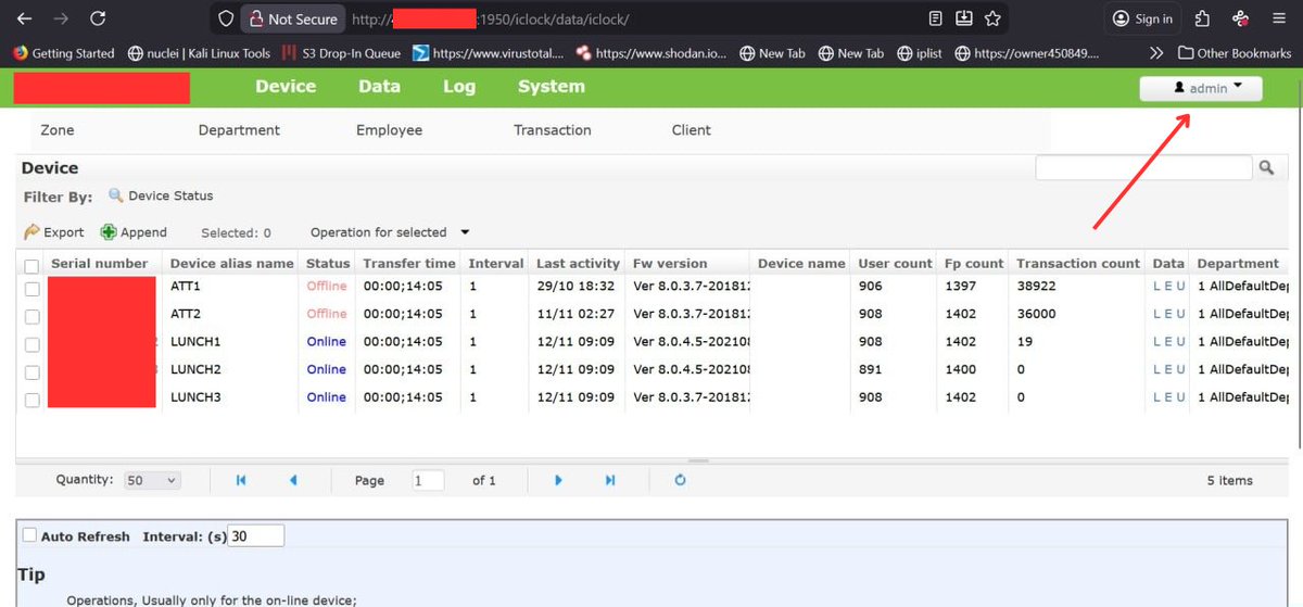 mooo_sec's tweet image. Admin Panel Access Scenario I Found

• During recon I found a domain with an empty main page
• Port scan showed 1950 open
• Visiting example.com:1950 revealed an admin login
• Default creds worked and gave full admin access

#CyberSecurity #BugBounty #bugbountytips