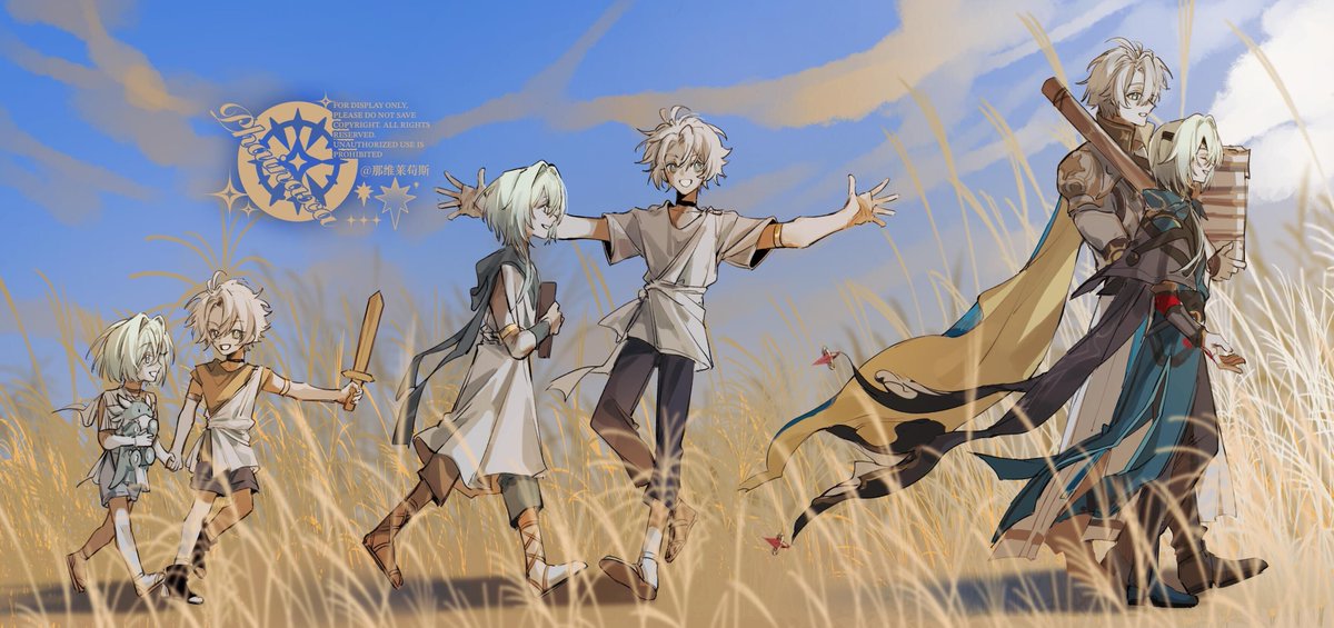 phainaxa #ファイアナ 🌾🌾☀️🌿🌾🌾 art by mhs-若十 | Posted with