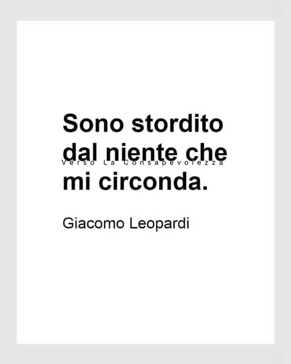 Tutto questo niente...