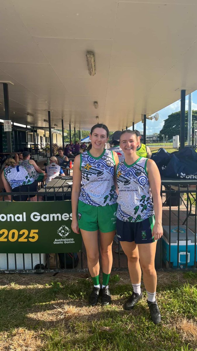 Scorchers abroad 🟢⚪⚫

Andrea Lordan and Leadh Roberts are teammates once again - lining out for the Cairns Chieftains at the Australasia Regional Games held in Cairns this weekend! 🇦🇺