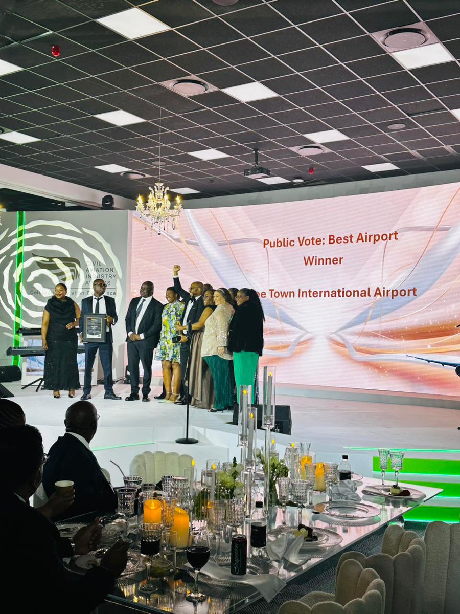 ✨ ACSA Shines at the Civil Aviation Industry Awards 2025! ✨ <a href="/OfficialSACAA/">SA Civil Aviation Authority - SACAA</a>

What an incredible night for Airports Company South Africa (ACSA) at the Civil Aviation Industry Awards 2025.
We are proud and humbled to share the honours received across our network:

🏆 <a href="/capetownint/">Cape Town Airport</a>